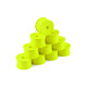 Jantes TT 1/10 arrière 2WD/4WD - Jaune (10) - HUDY - 803241-Y