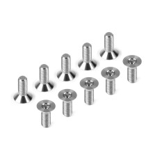 Vis titane SFH M3x8 (10) - HUDY - 903308-T