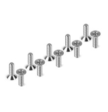 Vis titane SFH M3x10 (10) - HUDY - 903310-T