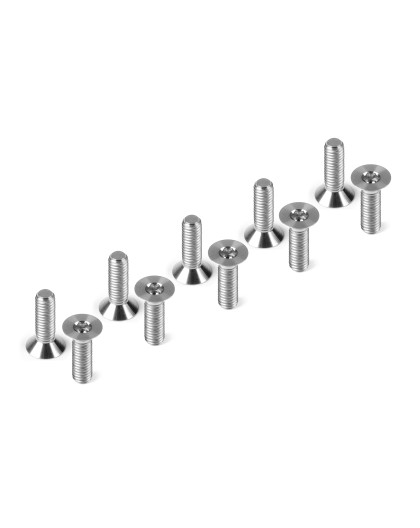 Vis titane SFH M3x10 (10) - HUDY - 903310-T