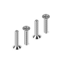 Vis titane SFH M3x18 (4) - HUDY - 903318-T