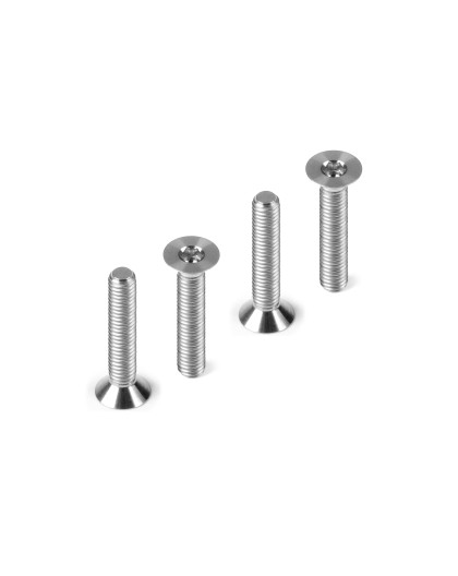 Vis titane SFH M3x18 (4) - HUDY - 903318-T