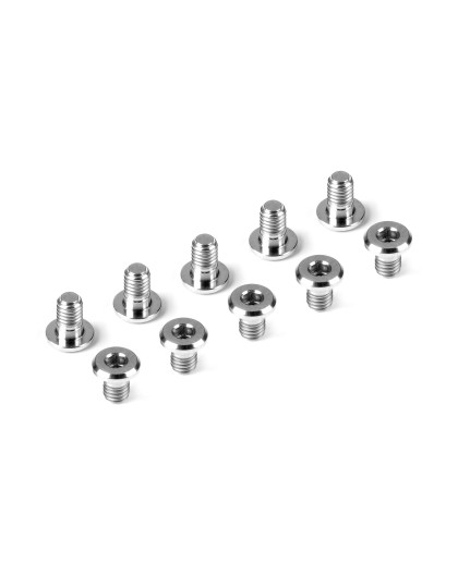 Titanium Low Head Screw Centering Dia M3X5 (10) - HUDY - 908305-T