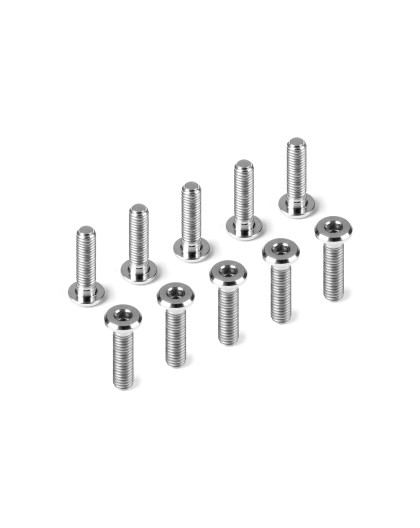Vis titane SFH Low M3x12 (10) - HUDY - 908312-T