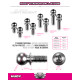 Titan Ball Stud D 4.9 / L 6 / S 3.5 / 2mm Hex (2) - HUDY - 990006