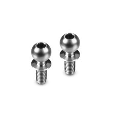 Rotule titane fileté D5.4mm L6mm - 2mm Hex (2) - HUDY - 990016