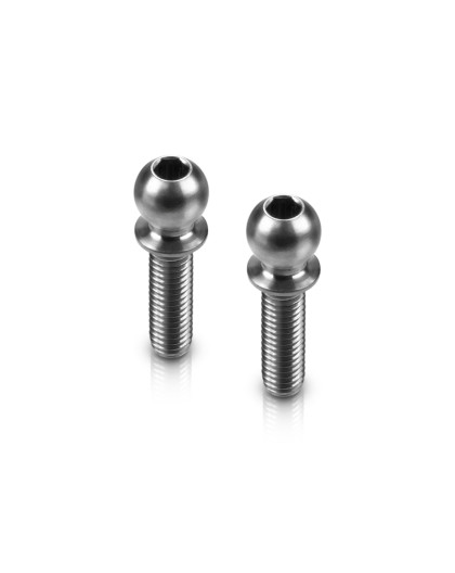 Titan Ball Stud D 4.9 / L 10 / S 3.5 / 2mm Hex (2) - HUDY - 990010