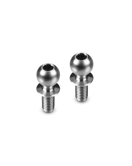 Titanium Ball Stud D 5.4 / L 10 / S 4.5 / 2mm Hex (2) - HUDY - 990020