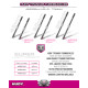 Hudy Titanium Adjustable Turnbuckle 50mm M3 L/R (2) - HUDY - 992350