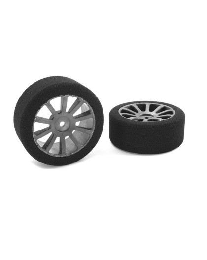 Pneus mousses 1/10 - 35 shore - 26mm AV - CORALLY - C-14700-35
