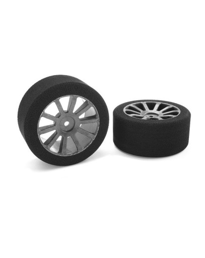 Pneus mousses 1/10 - 37 shore - 30mm AR - CORALLY - C-14705-37