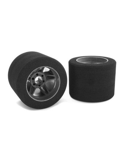 TEAM CORALLY - ATTACK FOAM TIRES - 1/8 CIRCUIT - 35 SHORE - C-14719