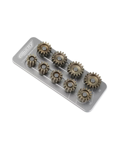 TEAM CORALLY - PINION CADDY M1.0 - 9 PINIONS - 5MM - C-16201 - CORALL