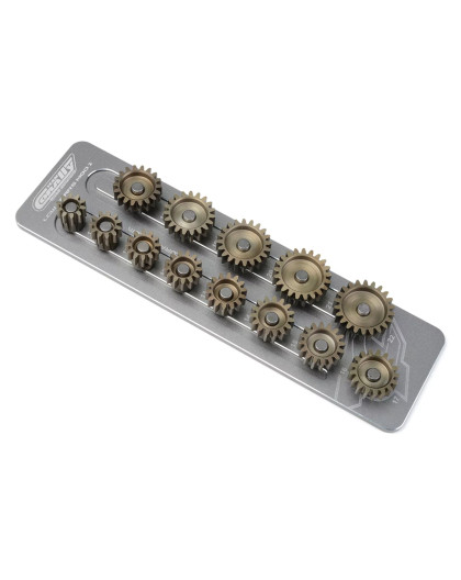 Support pignons M1.0 D5mm - 13 pignons - CORALLY - C-16200