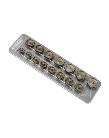 Support pignons M0.6 D3.17mm 15 pignons - CORALLY - C-16202