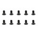 TEAM CORALLY - STEEL SCREWS M3 X 6MM - HEX FLAT HEAD - 10 PC - C-3005