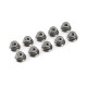 TEAM CORALLY - ALUMINIUM NYLST OP NUT - M4 - FLANGED - GUN ME - C-311
