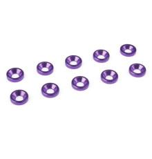TEAM CORALLY - ALUMINIUM WASHE R - FOR M3 FLAT HEAD SCREWS - - C-3120