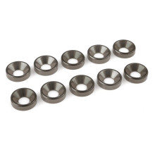 TEAM CORALLY - ALUMINIUM WASHE R - FOR M5 FLAT HEAD SCREWS - - C-3122