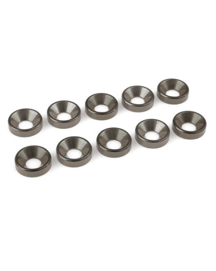 TEAM CORALLY - ALUMINIUM WASHE R - FOR M5 FLAT HEAD SCREWS - - C-3122
