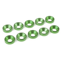 TEAM CORALLY - ALUMINIUM WASHE R - FOR M5 FLAT HEAD SCREWS - - C-3122