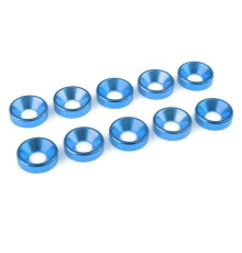 TEAM CORALLY - ALUMINIUM WASHE R - FOR M5 FLAT HEAD SCREWS - - C-3122