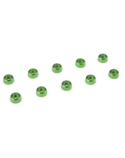 Rondelle alu CHC M2 - Vert - 10 pcs - CORALLY - C-31251