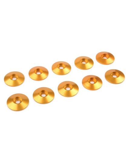 Rondelle alu BHC M3 15mm - Or - 10 pcs - CORALLY - C-31310