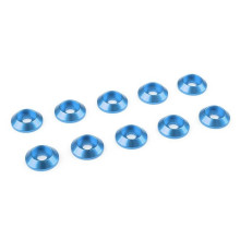 Rondelle alu BHC M3 - Bleu - 10 pcs - CORALLY - C-31304