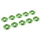 TEAM CORALLY - ALUMINIUM WASHE R - FOR M4 BUTTON HEAD SCREWS - C-3132