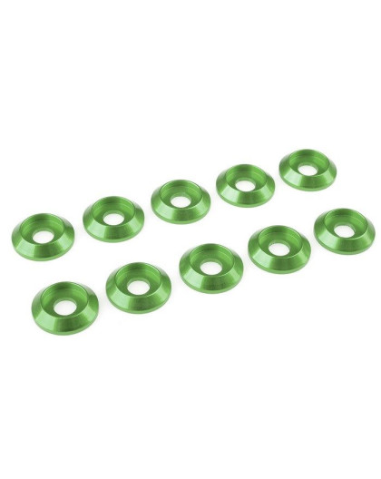 TEAM CORALLY - ALUMINIUM WASHE R - FOR M4 BUTTON HEAD SCREWS - C-3132