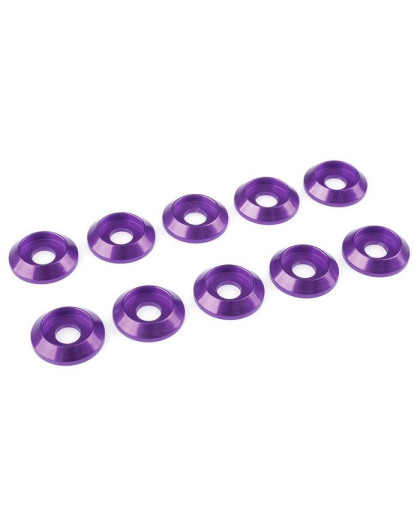 TEAM CORALLY - ALUMINIUM WASHE R - FOR M4 BUTTON HEAD SCREWS - C-3132