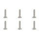 TEAM CORALLY - TITANIUM SCREWS M3 X 12 MM HEX FLAT HEAD - 6 - C-34014