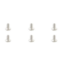 TEAM CORALLY - TITANIUM SCREWS M3 X 6MM - HEX BUTTON HEAD - - C-34020