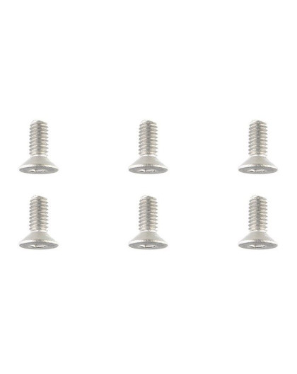 Vis titane FHC M4 x 10mm - 6 pcs - CORALLY - C-34031