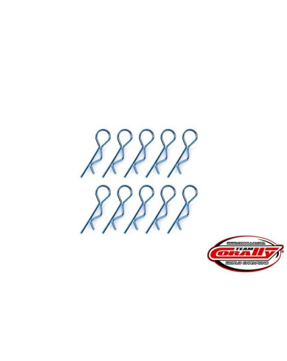 Clips carro. Moyen - Bleu - 10 pcs - CORALLY - C-35105