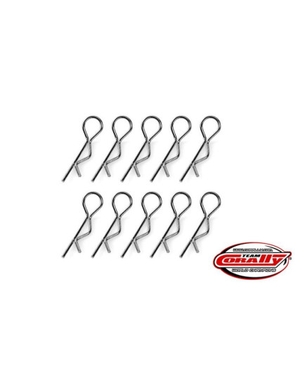 Clips carro. Moyen - Noir - 10 pcs - CORALLY - C-35112