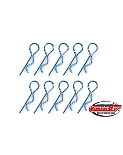 Clips carro. Large - Bleu - 10 pcs - CORALLY - C-35125