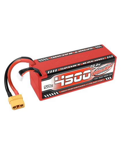 Lipo SportRac. 50C 4500mah 6S Stick XT90 - CORALLY - C-49431