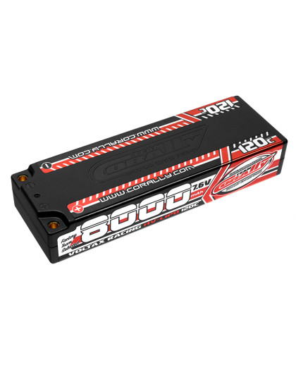 TEAM CORALLY - VOLTAX 120C LIP O HV BATTERY - 8000 MAH - 7.6V - C-496