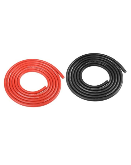 Fil Noir et Rouge 14AWG D3.5mm - 2x1m - CORALLY - C-50122
