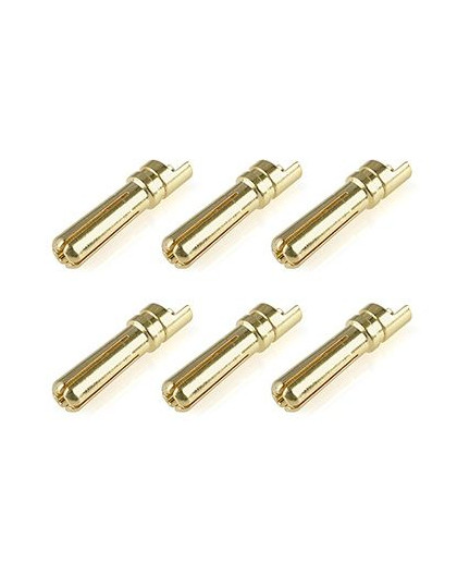 TEAM CORALLY - BULLIT CONNECTO R 5.0MM - MALE - SOLID TYPE - - C-5015