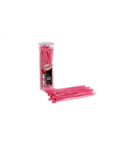 Collier rilsan Rose 2.5x100mm - 50 pcs - CORALLY - C-50504