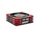 Ventilateur Alu 30mm Noir/Rouge - Prise BEC - CORALLY - C-53110-1