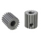 TEAM CORALLY - 64 DP PINION - SHORT - HARD ANODISED AL7075 - - C-7031