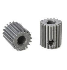 TEAM CORALLY - 64 DP PINION - SHORT - HARD ANODISED AL7075 - - C-7031