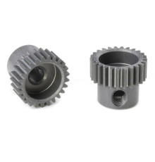 TEAM CORALLY - 64 DP PINION - SHORT - HARD ANODISED AL7075 - - C-7032