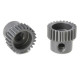 TEAM CORALLY - 64 DP PINION - SHORT - HARD ANODISED AL7075 - - C-7032