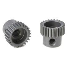 TEAM CORALLY - 64 DP PINION - SHORT - HARD ANODISED AL7075 - - C-7032