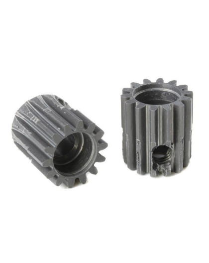 TEAM CORALLY - 48 DP PINION - SHORT - HARD ANODISED AL7075 - - C-7041